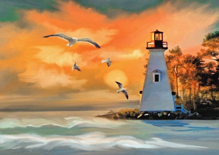 Digital Art Lighthouse